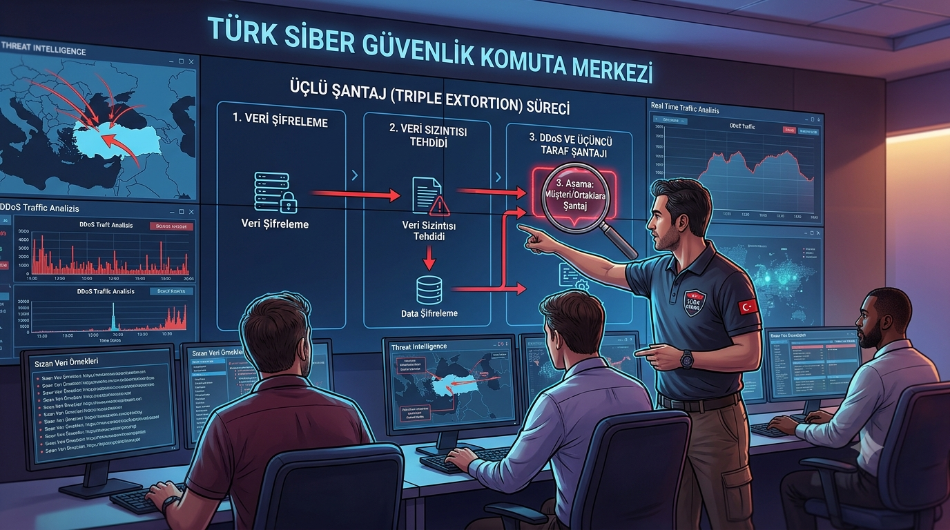 Dijital Şantajda Yeni Boyut: Üçlü Şantaj (Triple Extortion)