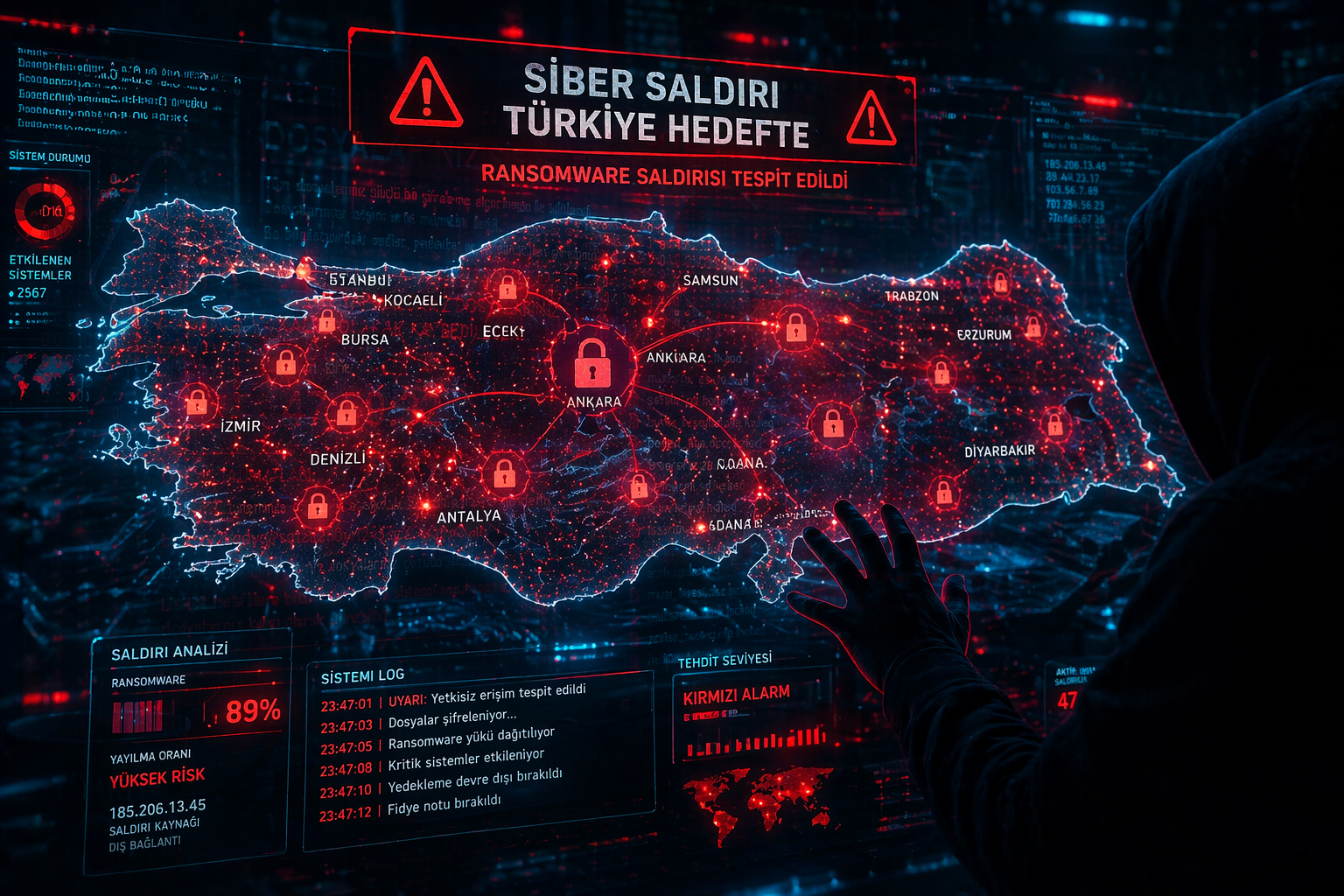 Türkiye’yi Hedef Alan JanaWare Fidye Yazılımı Ortaya Çıktı